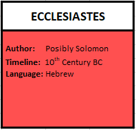 Ecclesiastes